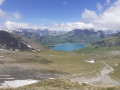 Vue sur le Lac du Mont Cenis depuis le Lac Clair