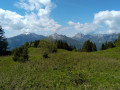 Vue sur le massif des Bauges