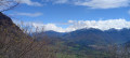 Vue sur le Mont-Blanc et Albertville