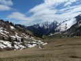 Vue sur le mont Pecloz-après le col d'Orgeval