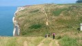 vue sur le sentier des falaises