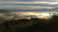 Vue sur le vallon de Sare au petit matin