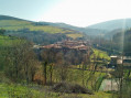 Vue sur le village de Sainte-Croix-en-Jarez