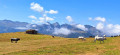 Vue sur les hautes montagnes