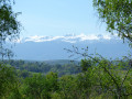 vue sur les Pyrénées enneigées