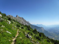 Vue sur les rochers du Ranc Agnelons