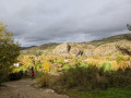 Vue sur les roches basaltiques de Prades