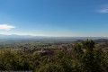 Vue sur Marsanne et la plaine de la Valdaine