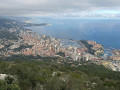 Vue sur Monaco et le littoral à l'Est