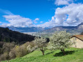 Vue vers Grenoble depuis la ferme de Combeloup