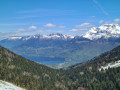 Vue vers le lac d'Annecy