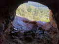 Vue vers le panorama, de la 1ère grotte.