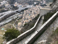 Vue verticale sur Entrevaux