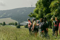 Hikers in front of the Keilberg